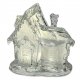 Winterhaus 16cm Acryl mit Licht