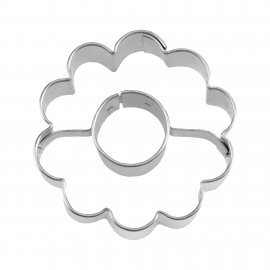 Ausstecher Mandelring gewellt 4cm