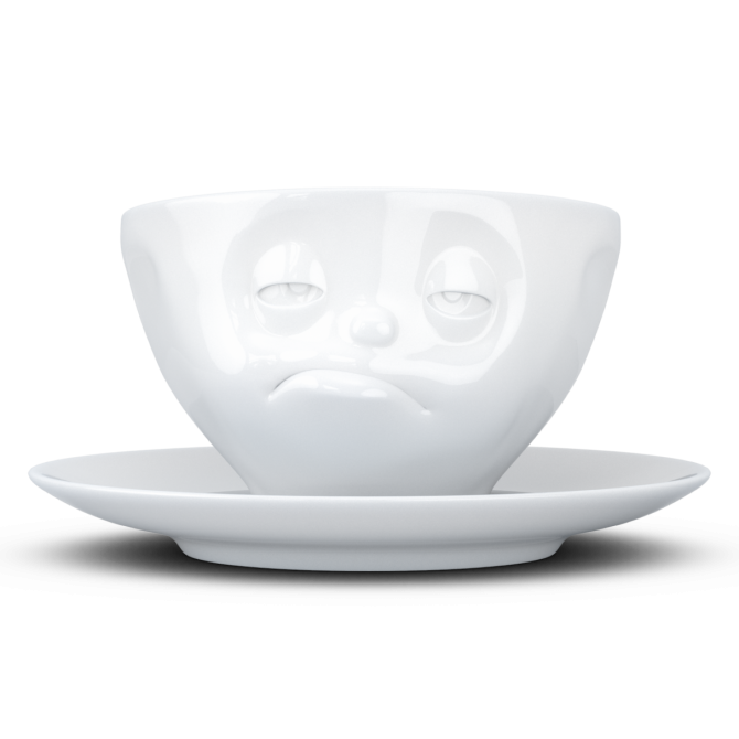 KaffeeTasse - verpennt weiß