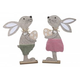 Hase mit Ei 30cm Filz