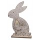 Hase mit Blumenmuster 26cm Filz