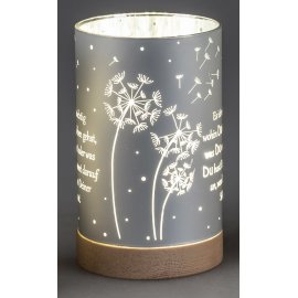 Deko-Licht 15cm Timer, Leben - an deiner Seite