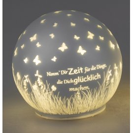 Deko-Kugel 10cm Timer - nimm Dir Zeit