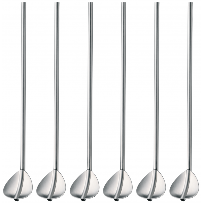 Trinkhalm/Cocktaillöffel-Set, 6-teilig WMF