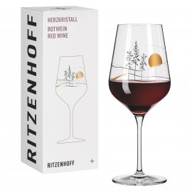 Herzkristall Rotwein 8