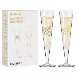 Goldnacht Champus Duett 2er-Set 2022