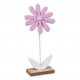 Blume 21cm Holz auf Sockel