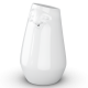 Vase - entspannt weiß