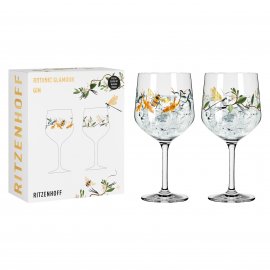 Botanic Glamour Gin Kelch 2er-Set 3 und 4