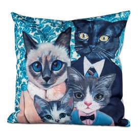 Kissen 45x45cm wetterfest Katzen