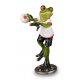 Frosch Handballer mit weißem Trikot
