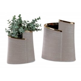 Vase Sand-Gold