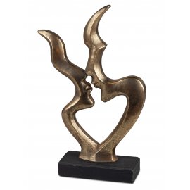 Deko-Objekt Paar 35cm Antik-Gold