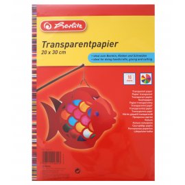 Transparentpapier, farbig, 10 Blatt Herlitz