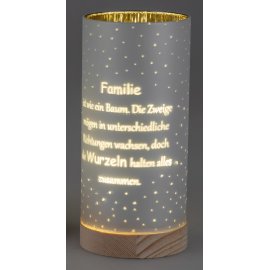 Deko-Licht 15cm Timer, Familie - halten alles zusammen