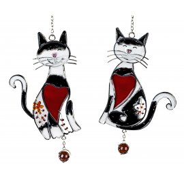 Hängedeko Katze 15cm Harmonie