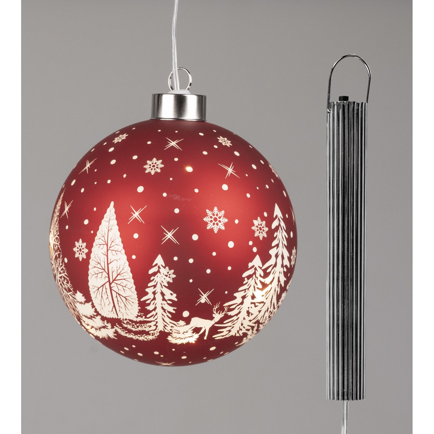 Hängedeko Geschenkhaus Kugel Winterland - Bellm LED