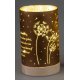 Deko-Licht 15cm braun Timer, Familie - alles was wir brauchen