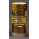 Deko-Licht 15cm braun Timer, Familie - alles was wir brauchen
