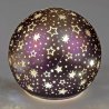 Deko-Kugel 12cm Velvet-Purple LED
