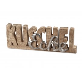 Kuschel-Ecke 26cm Alu Mango-Holz