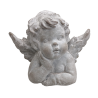 Deko-Engel, grau