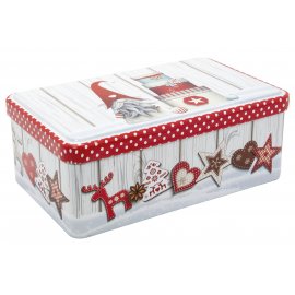 Gebäckdose 18cm Weihnachtswichtel
