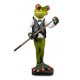 Frosch Billardspieler