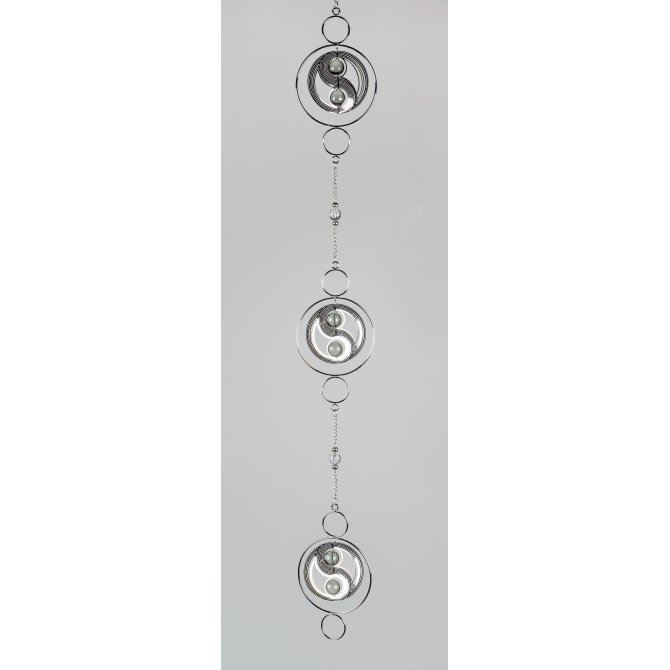 Girlande 114cm Metall Yin-Yang