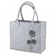 Tasche 34x40cm Filz Pusteblume