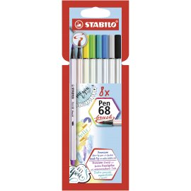Premium-Filzstift Pen 68 brush - 8er Pack