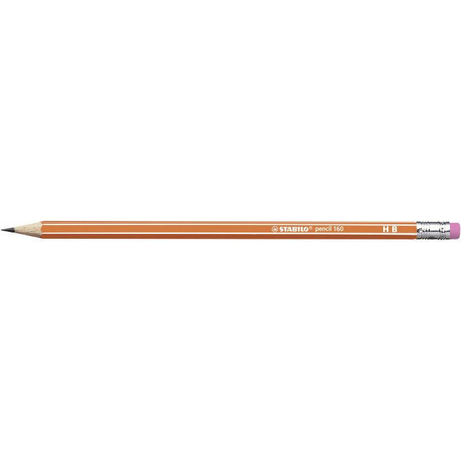 Bleistift mit Radierer STABILO 160