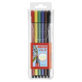 Filzstift Pen 68 - 6er Pack