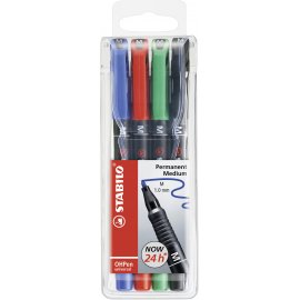 Folienstift OHPen universal permanent mittel 4er