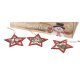 Holz Stern 8cm rot