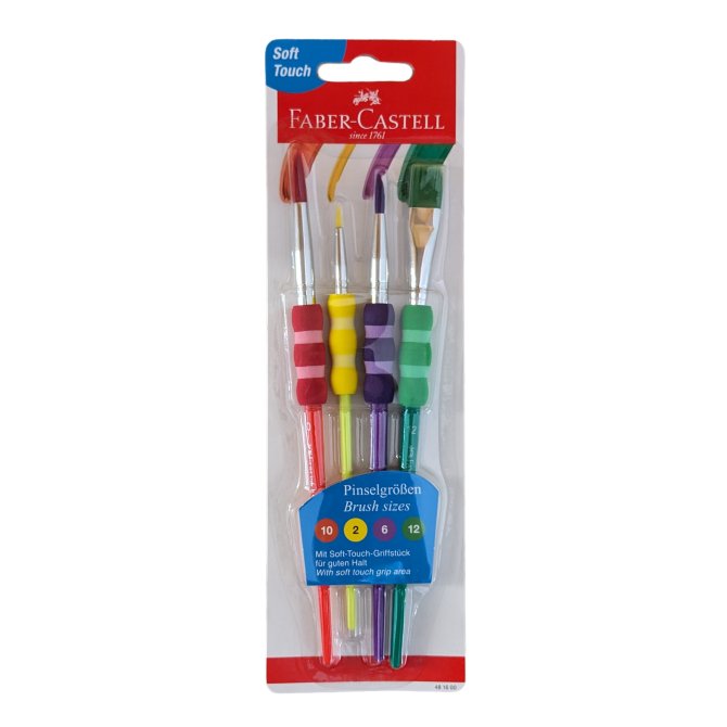 Pinselset synthetisch 4er