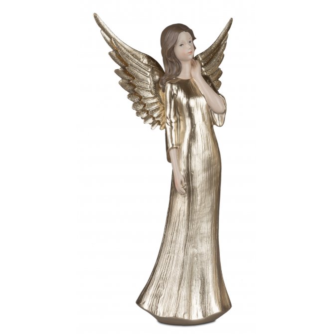 Engel stehend 40cm Klassik gold