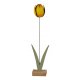 Tulpe auf Fuß 30cm Metall