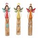 Elfe 36cm Metall - Holz