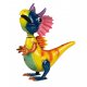 Drache 35cm Metall-bunt