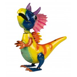Drache 35cm Metall-bunt