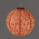 Laterne 25cm Papier wetterfest LED