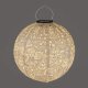 Laterne 25cm Papier wetterfest LED