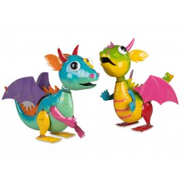 Drache 40cm Metall