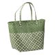 Tasche 30x25cm geflochten Kunststoff