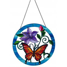 Hänger Kreis Schmetterling 25cm Fantasie