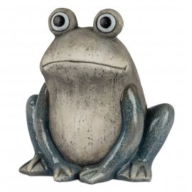 Frosch sitzend 31cm Steinoptik