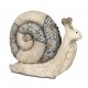 Schnecke 15cm Blumendekor
