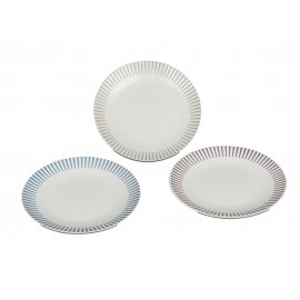 Desserttelller 22cm Stripes