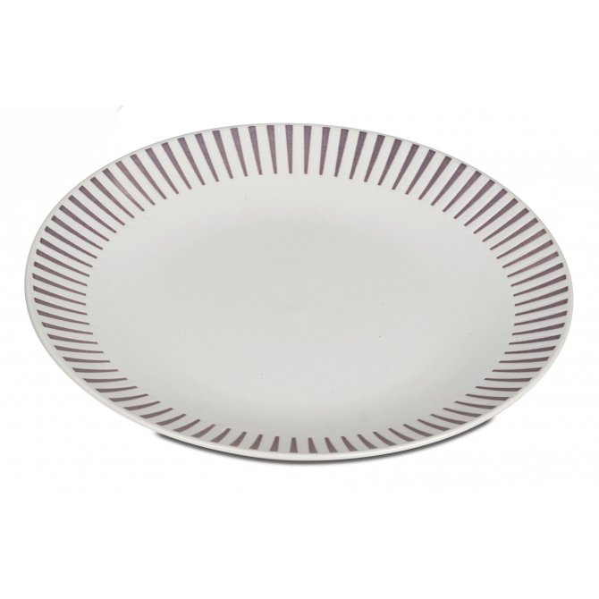 Desserttelller 22cm Stripes